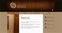 Desktop Screenshot of carpinteriasolanilla.com